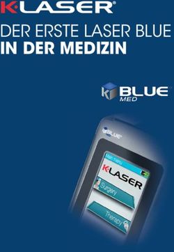 IN DER MEDIZIN DER ERSTE LASER BLUE - MMK Medizintechnik