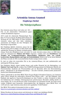 Artemisia-Annua-Anamed - Einjähriger Beifuß - Gesundes Leben