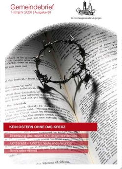 Gemeindebrief Frühjahr 2020 | Ausgabe 89 - Kein Ostern Ohne das Kreuz - Ev. Kirchengemeinde Möglingen