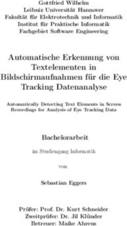 Automatische Erkennung von Textelementen in Bildschirmaufnahmen f&uuml;r die Eye Tracking Datenanalyse