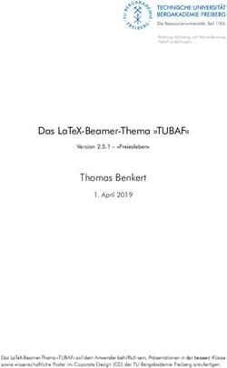 DAS LATEX-BEAMER-THEMA "TUBAF" - TU FREIBERG