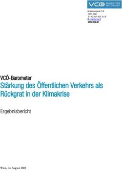 St&auml;rkung des &Ouml;ffentlichen Verkehrs als R&uuml;ckgrat in der Klimakrise - VC&Ouml;-Barometer - VC&Ouml;