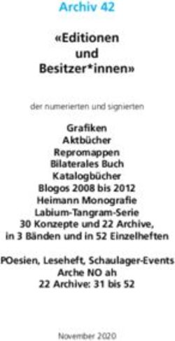 Archiv 42 "Editionen und Besitzer*innen" - Capramontes