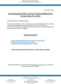 Haushaltsgesetz 2021 und neue Corona-Ma&szlig;nahmen Rundschreiben Nr. 1/2021