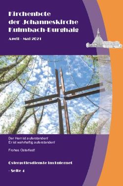 Kirchenbote der Johanneskirche Kulmbach-Burghaig - April - Mai 2021 - Der Herr ist auferstanden! Er ist wahrhaftig auferstanden!
