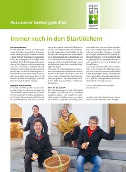 Aus unserer Seelsorgeeinheit - Immer noch in den Startl&ouml;chern - Seelsorgeeinheit Magdenau