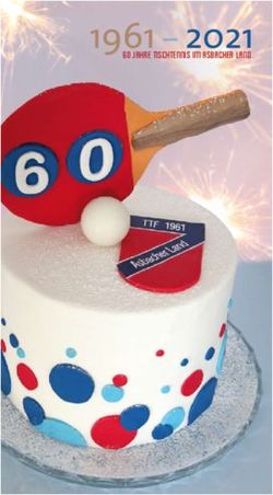 1961 2021 60 Jahre Tischtennis im Asbacher Land