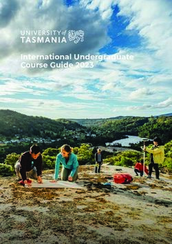 International Undergraduate Course Guide 2023 - UNIVERSITY of TASMANIA