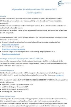 Allgemeine Reiseinformationen MS Nestroy 2022 - Flusskreuzfahrten