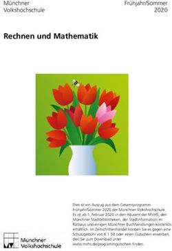 Rechnen und Mathematik - Münchner Volkshochschule