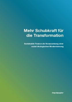 Mehr Schubkraft f&uuml;r die Transformation - Sustainable Finance als Voraussetzung einer sozial-&ouml;kologischen Modernisierung - Stiftung Mercator