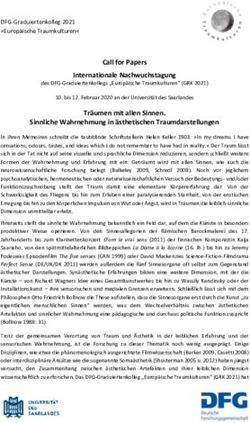 Call for Papers Internationale Nachwuchstagung