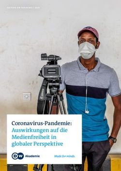 Coronavirus-Pandemie: Auswirkungen auf die Medienfreiheit in globaler Perspektive - EDITION DW AK ADEMIE