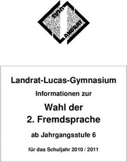 Wahl der Informationen zur - Fremdsprache