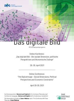 Online-Konferenz: "Das digitale Bild - Die soziale Dimension, politische Perspektiven und &ouml;konomische Zw&auml;nge" 28.-30. April 2021 Online ...