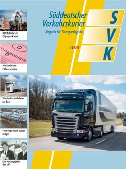 S&uuml;ddeutscher Verkehrskurier - Magazin f&uuml;r Transportlogistik 4 2018