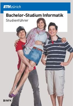 Bachelor-Studium Informatik - Studienführer - ETH Zürich