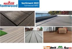 Sortiment 2021 Tomwood WPC