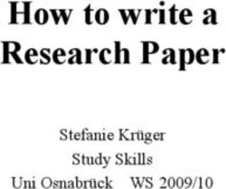How to write a Research Paper - Stefanie Kr&uuml;ger Study Skills Uni Osnabr&uuml;ck WS 2009/10