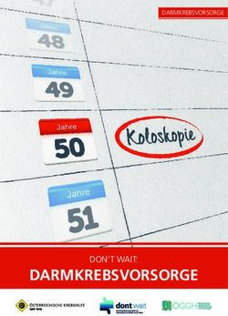 DARMKREBSVORSORGE DON'T WAIT: DARMKREBSVORSORGE - don't wait