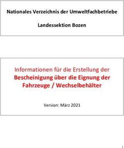 Informationen für die Erstellung der Bescheinigung über die Eignung der - Fahrzeuge / Wechselbehälter
