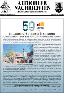 50 JAHRE STÄDTEBAUFÖRDERUNG - ALTDORF ZUR MUSTERKOMMUNE DER STÄDTEBAUFÖRDERUNG GEWÄHLT - Gemeinde Altdorf