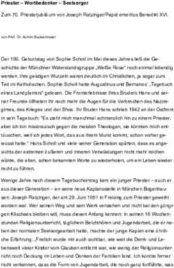 Priester - Wortbedenker - Seelsorger - Joseph Ratzinger Papst Benedikt ...