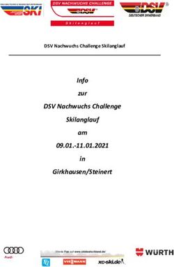 Info zur DSV Nachwuchs Challenge Skilanglauf am 09.01.-11.01.2021 in Girkhausen/Steinert - DSV Nachwuchs Challenge Skilanglauf