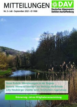 MITTEILUNGEN - Neue Rubrik: Wanderungen in der Region Roxana Wienand bouldert ins Weltcup-Halbfinale Lilly Neub&uuml;rger Zweite beim Deutschen ...