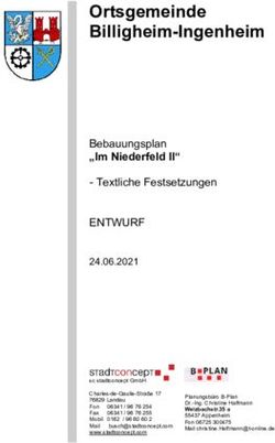 Ortsgemeinde Billigheim-Ingenheim - Bebauungsplan "Im Niederfeld II" - Verbandsgemeinde Landau-Land