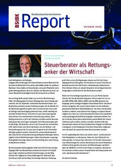 STEUERBERATER ALS RETTUNGSANKER DER WIRTSCHAFT - BSTBK