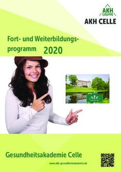 Programm 2020 Fort- und Weiterbildungs-Gesundheitsakademie Celle www.akh-gesundheitsakademie.de - Die AKH ...