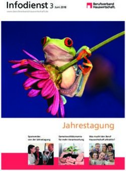 Infodienst 3 - Jahrestagung - Berufsverband Hauswirtschaft