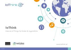 IOTHINK INTERNET OF THINGS F&Uuml;R KINDER & JUGENDLICHE WWW.IOTHINK.AT