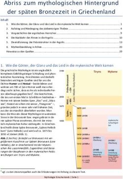 Abriss zum mythologischen Hintergrund der sp&auml;ten Bronzezeit in Griechenland - Homers Heimat