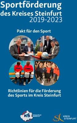 Sportf&ouml;rderung des Kreises Steinfurt - Pakt f&uuml;r den Sport - Richtlinien f&uuml;r die F&ouml;rderung des Sports im Kreis Steinfurt