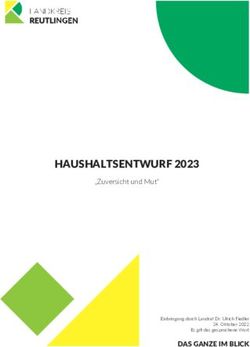 HAUSHALTSENTWURF 2023 - DAS GANZE IM BLICK - Landratsamt Reutlingen
