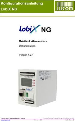 NG KONFIGURATIONSANLEITUNG LOBIX NG - LUCOM GMBH