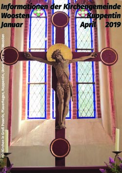 Informationen der Kirchengemeinde Kuppentin April