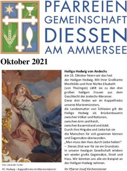 Oktober 2021 - Pfarrei Deutschland