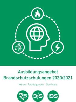 Ausbildungsangebot Brandschutzschulungen 2020/2021 - Kurse Fachtagungen Seminare - Brandverhütungsstelle für ...