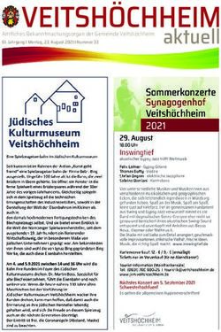VEITSH&Ouml;CHHEIM aktuell - Amtliches Bekanntmachungsorgan der Gemeinde Veitsh&ouml;chheim - Gemeinde Veitsh&ouml;chheim