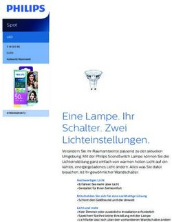 Eine Lampe. Ihr Schalter. Zwei Lichteinstellungen - Philips