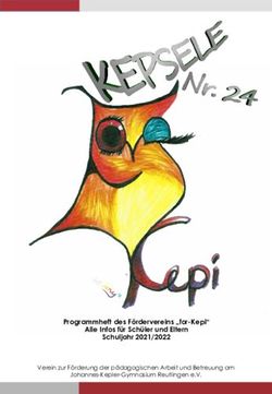 Programmheft des Fördervereins "for-Kepi" Alle Infos für Schüler und Eltern Schuljahr 2021/2022 - Verein zur Förderung der pädagogischen Arbeit ...