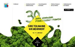 IHRE TEILNAHME IHR MEHRWERT - + 11. JUNI 2021 in M&uuml;nchen - Symposium Feines ...
