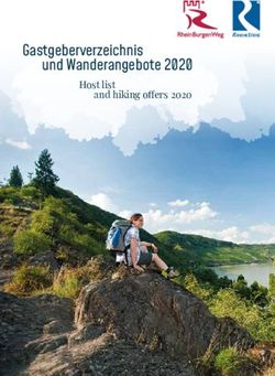 Gastgeberverzeichnis und Wanderangebote 2020 - Host list and hiking offers 2020 - deskline.net
