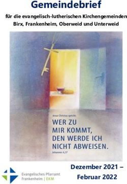 Gemeindebrief - Dezember 2021 - Februar 2022 - f&uuml;r die evangelisch-lutherischen Kirchengemeinden - EKMD