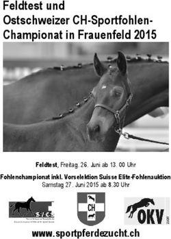 Feldtest und Ostschweizer CH-Sportfohlen-Championat in Frauenfeld 2015 - www.sportpferdezucht.ch