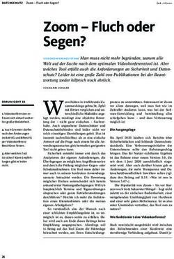 Zoom - Fluch oder Segen? - Karin Schuler