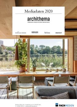 Mediadaten 2020 - FACHMEDIEN